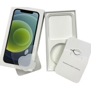 Apple iPhone 12 Green Box With Sticker And SIM Ejector Tool EMPTY **BOX Only**